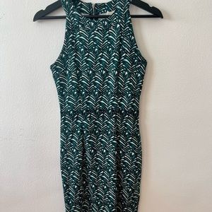 H&M Sleeveless Leaf Pencil Dress